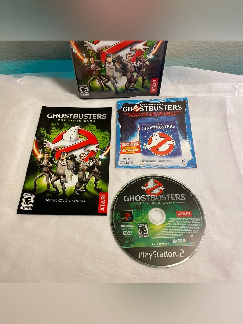 Ghostbusters: The Video Game (PlayStation 2 PS2 2009) CIB Complete Tested Works